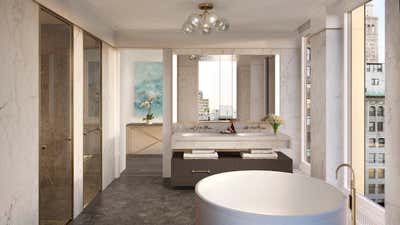 Contemporary Apartment Bathroom. 287 Park Avenue South by Studio Panduro.