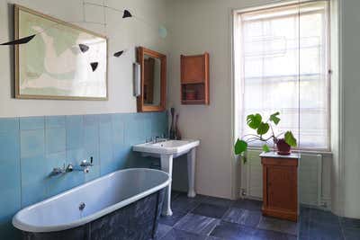  Bohemian Bathroom. North London Home  by Rachel Chudley.