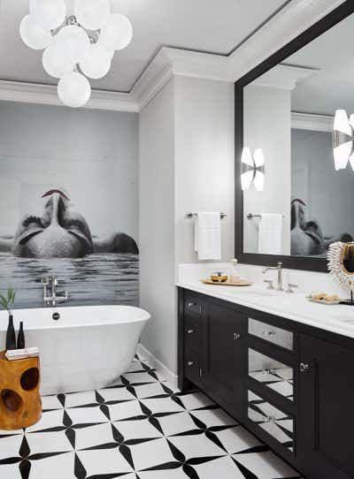  Eclectic Apartment Bathroom. GOLD COAST HIGH RISE by Donna Mondi Interior Design.