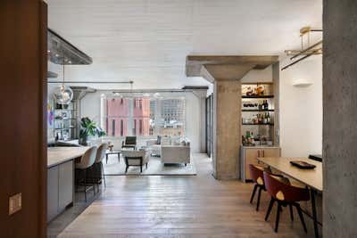  Contemporary Apartment Dining Room. N. Moore Loft by DHD Architecture & Interior Design.