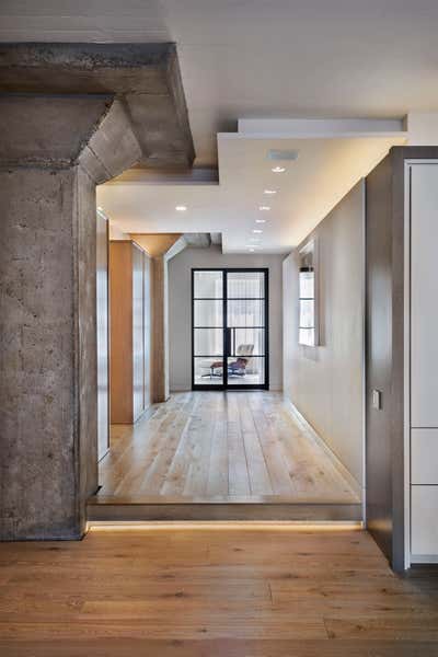  Modern Apartment Entry and Hall. N. Moore Loft by DHD Architecture & Interior Design.