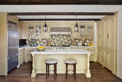  Mediterranean Family Home Kitchen. Hollywood Hills Spanish by Jonathan Winslow Design.