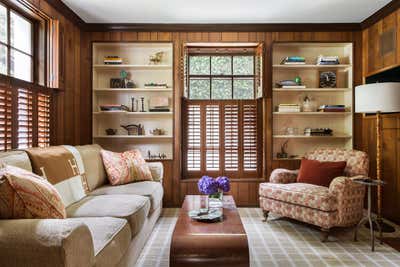  English Country Family Home Living Room. Holmby Hills Georgian by Jonathan Winslow Design.