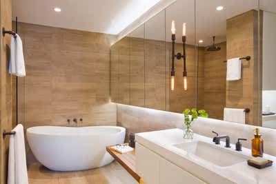 Modern Bachelor Pad Bathroom. Marine Loft by SUBU Design Architecture.
