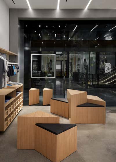 Modern Open Plan. Mack Weldon Hudson Yards Store by Frederick Tang Architecture.