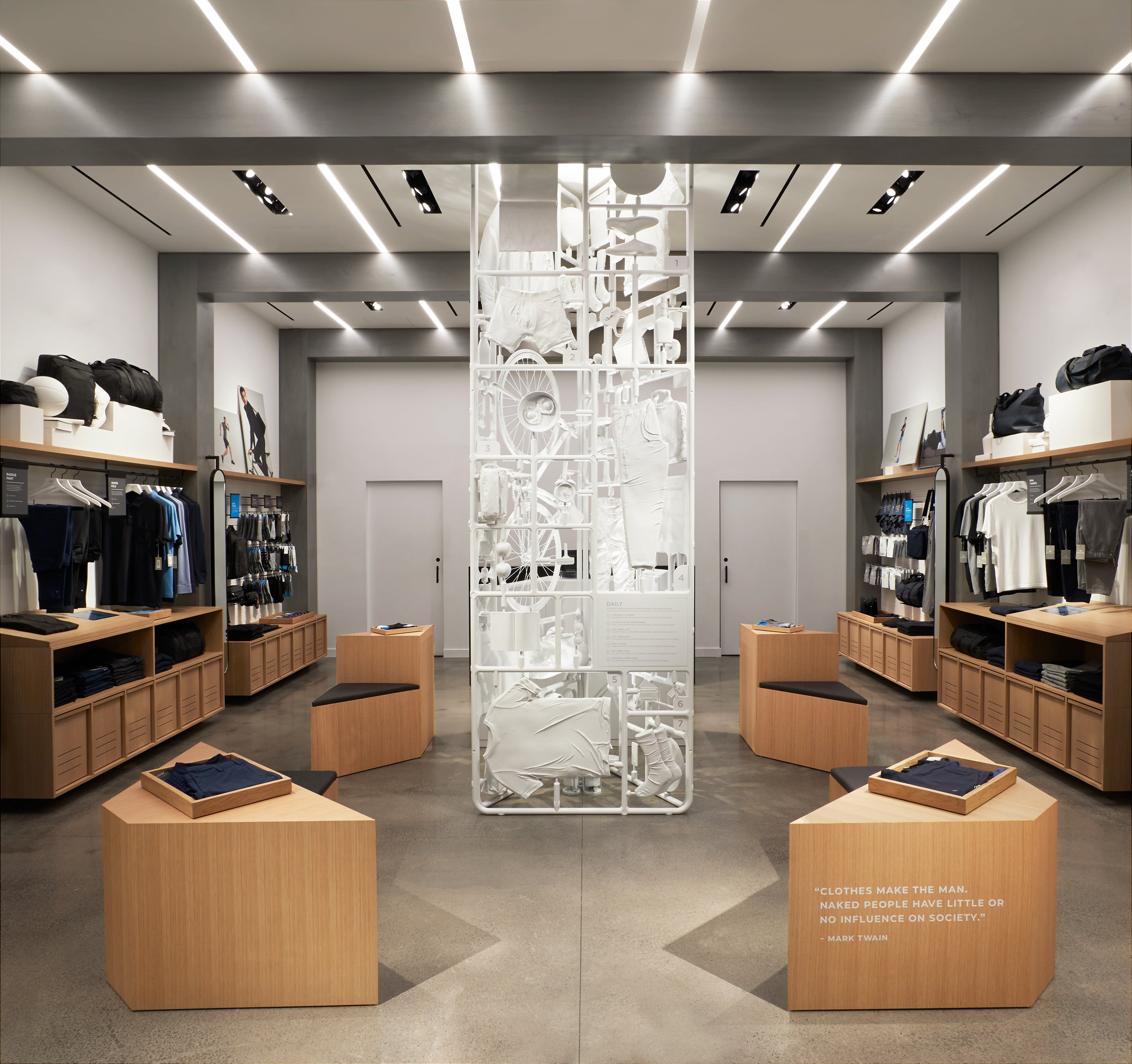 Mack Weldon Hudson Yards Store by Frederick Tang Architecture