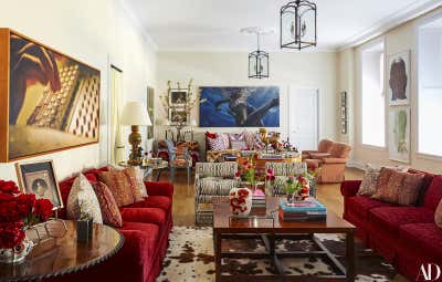  Traditional Apartment Living Room. Soho Duplex by Patrick McGrath Design.