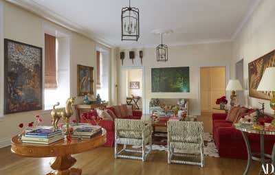  Eclectic Apartment Living Room. Soho Duplex by Patrick McGrath Design.
