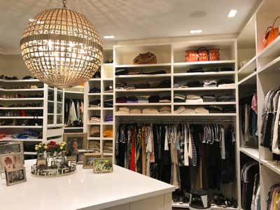  Contemporary Family Home Storage Room and Closet. Hidden Hills Glam by Lisa Queen Design.