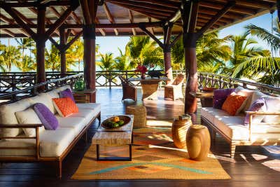  Tropical Living Room. Beach House, D.R. by Juan Montoya Design.