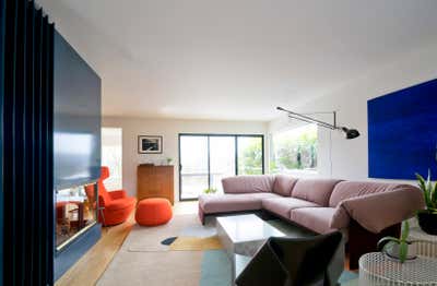  Family Home Living Room. Color Block by Bright Designlab.