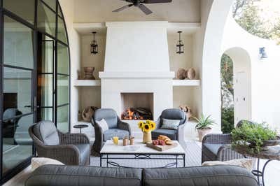 Transitional Patio and Deck. Barton Creek by Ginger Barber Interior Design.