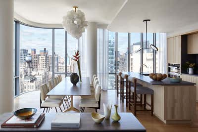  Contemporary Apartment Dining Room. 565 Broome SoHo by Damon Liss Design.