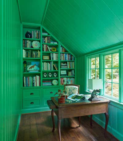  Eclectic Country House Office and Study. Mountain Brook House by Brockschmidt & Coleman LLC.