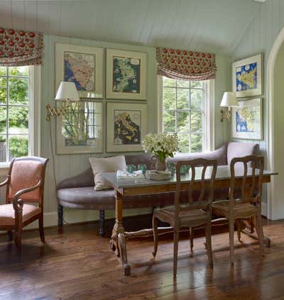 Traditional Country House Dining Room. Mountain Brook House by Brockschmidt & Coleman LLC.
