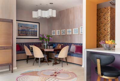 Contemporary Dining Room. Flatiron District Loft by Brockschmidt & Coleman LLC.