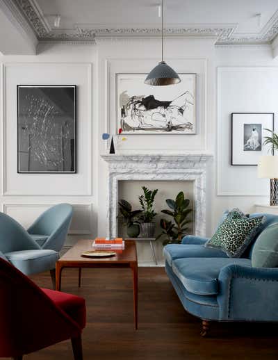  Traditional Eclectic Entertainment/Cultural Living Room. AllBright by Suzy Hoodless.