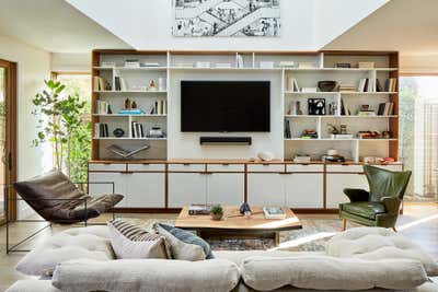 Modern Bachelor Pad Living Room. Venice Beach by Proem Studio.