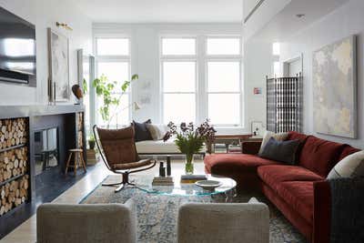  Eclectic Apartment Living Room. Union Square by Proem Studio.