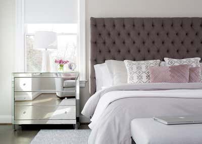  Hollywood Regency Family Home Bedroom. #bethesdaglamfam by Laura Fox Interior Design.