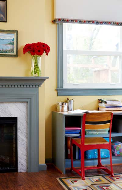  Traditional Family Home Office and Study. #mcleanrenovation by Laura Fox Interior Design.