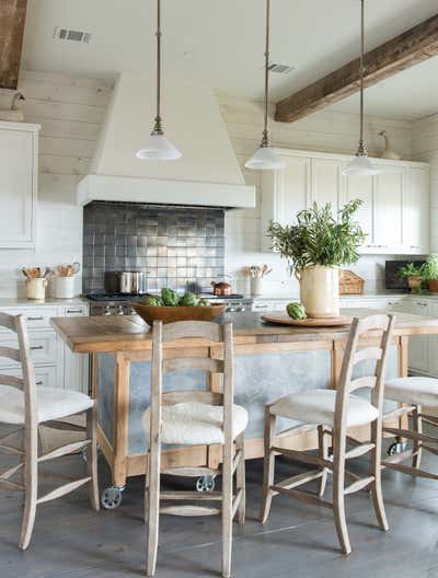 Beach Style Beach House Kitchen. Lafitte's Point by Ginger Barber Interior Design.