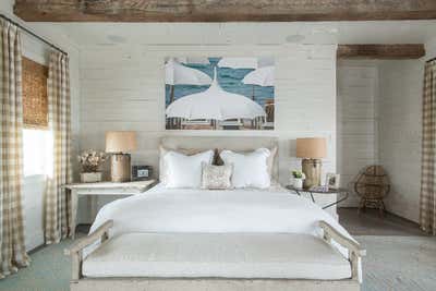  Beach Style Coastal Beach House Bedroom. Lafitte's Point by Ginger Barber Interior Design.
