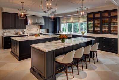  Transitional Family Home Kitchen. Willowick Residence by Laura U Inc..