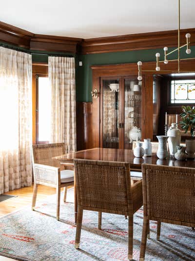  Beach Style Family Home Dining Room. Victoria Avenue by Martha Mulholland Interior Design.