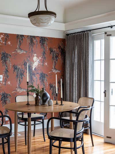  Bohemian Minimalist Family Home Dining Room. Victoria Avenue by Martha Mulholland Interior Design.