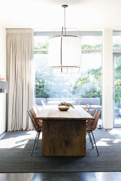  Modern Family Home Dining Room. Cabrillo Avenue by Martha Mulholland Interior Design.