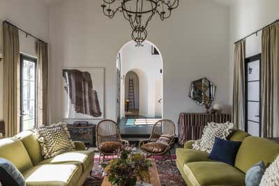  Mediterranean Family Home Living Room. The Oaks by Reath Design.