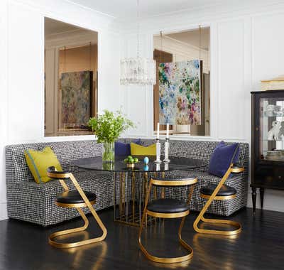  Eclectic Apartment Dining Room. Chicago Condo by Summer Thornton Design .