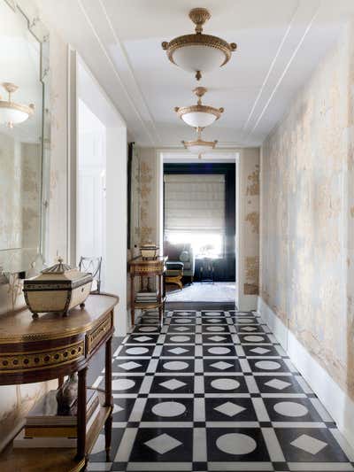  Eclectic Family Home Entry and Hall. Palmolive Building Condo by Summer Thornton Design .