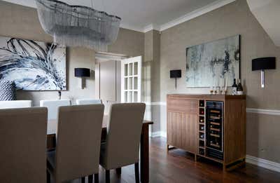  Contemporary Family Home Dining Room. Hampstead Home by Kia Designs.