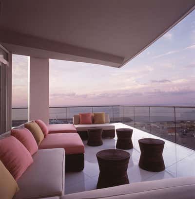  Contemporary Apartment Patio and Deck. Marina Towers Residence by Joe Serrins Architecture Studio.