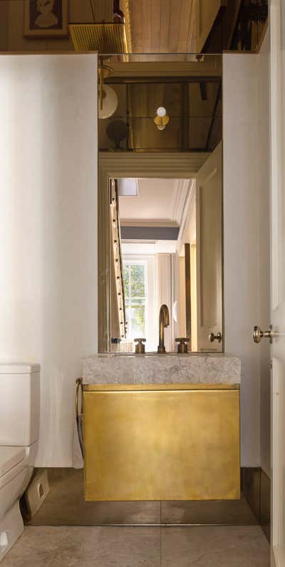  Contemporary Family Home Bathroom. West Village Townhouse by Joe Serrins Architecture Studio.