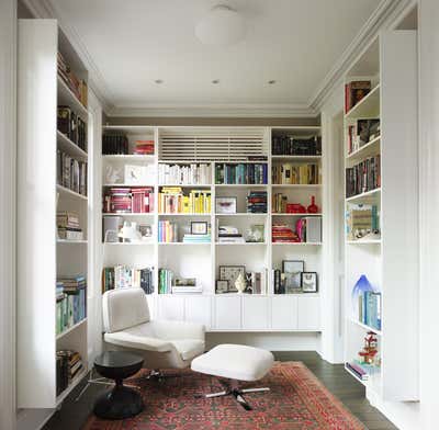  Contemporary Family Home Office and Study. West Village Townhouse by Joe Serrins Architecture Studio.