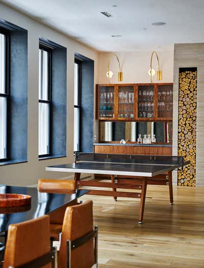 Contemporary Bar and Game Room. Maison Crosby by Studio Zung.