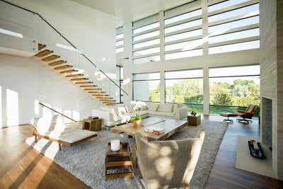  Contemporary Beach House Living Room. Maison Meadowlark by Studio Zung.