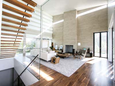  Contemporary Minimalist Beach House Living Room. Maison Meadowlark by Studio Zung.