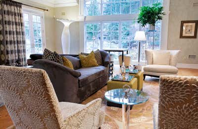  Transitional Family Home Living Room. New Jersey Estate by M. Studio Gallery Fine & Applied Arts LLC.