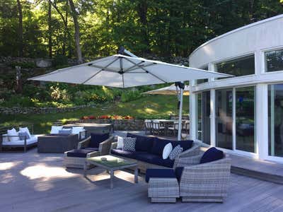  Modern Vacation Home Patio and Deck. Hudson Valley Lakehouse Deck by M. Studio Gallery Fine & Applied Arts LLC.