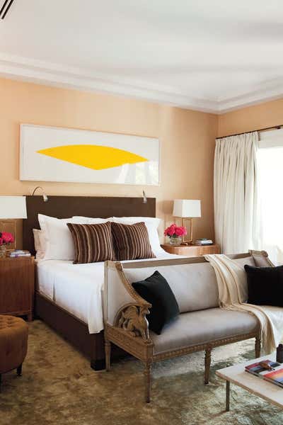  Eclectic Family Home Bedroom. Florida Modern by Sasha Adler Design.