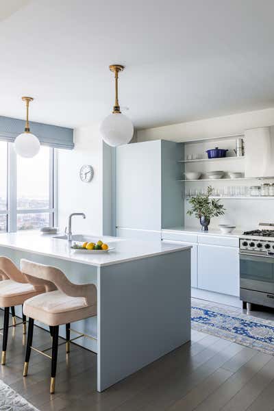 Eclectic Apartment Kitchen. NEW YORK HIGH RISE by Joyce Sitterly Interior Design.