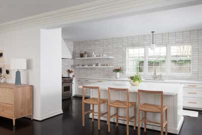  Transitional Family Home Kitchen. West University by Liz MacPhail Interiors.