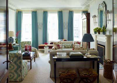  Traditional Family Home Living Room. Park Avenue Duplex by Ashley Whittaker Design.
