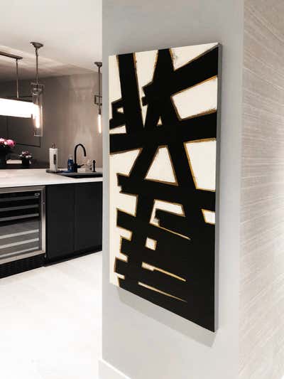 Contemporary Kitchen. Manhattan Pied-À-Terre by CSL Art Consulting.