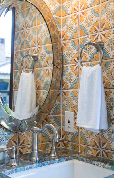  Art Deco Family Home Bathroom. CABANA IN THE FOOTHILLS by Kelly Ferm.