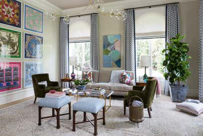  Eclectic Mixed Use Office and Study. Ladies Retreat by Marika Meyer Interiors.